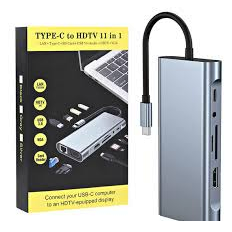 Adaptateur Type-C to 11 in 1