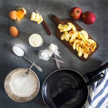 Farine et ingrédients de pâtisserie